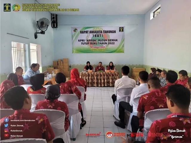 Koperasi Kpri Kppdk Rutan Demak Lakukan Rapat Anggota Tahunan Rat Tahun 2022 4857