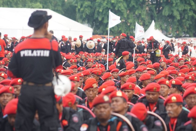 Puluhan Ribu Kader PDIP Sesaki JiExpo Di HUT Ke-50, Hasto Minta Maaf ...