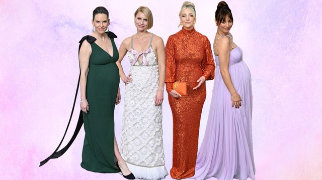 Kaley Cuoco, Hilary Swank, Abby Elliott, Claire Danes di Golden Globes 2023. Foto: AFP