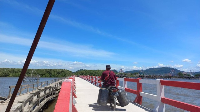 Jembatan Pulau Pasaran kota Bandar Lampung. | Foto: Sinta Yuliana/Lampung Geh