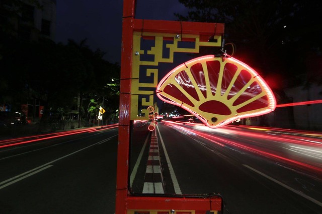 Ornamen Khas Pecinan Hiasi Kawasan Ikonik Kota Surabaya