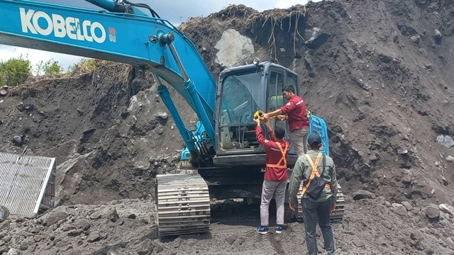 Lokasi tambang ilegal di Lereng Gunung Merapi Kabupaten Magelang, Jawa Tengah. Foto: Intan Khansa/kumparan