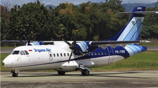 Pesawat Trigana Air yang melayani penerbangan di Papua. Foto Trigana Air