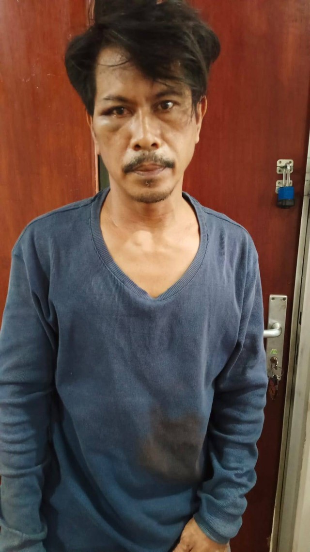 SM alias Yanto (50), pelaku pelecehan seksual terhadap anak perempuan di kawasan Tebet, Jakarta Selatan. Foto: Dok. Istimewa