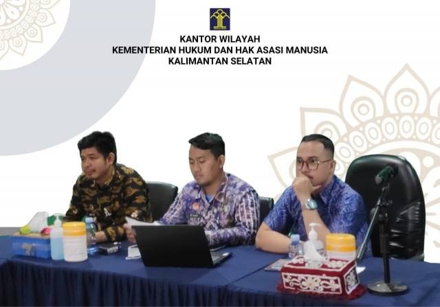 Kanwil Kemenkumham Kalsel Ikuti Sosialisasi Assessment Mandiri Pakaian Dinas