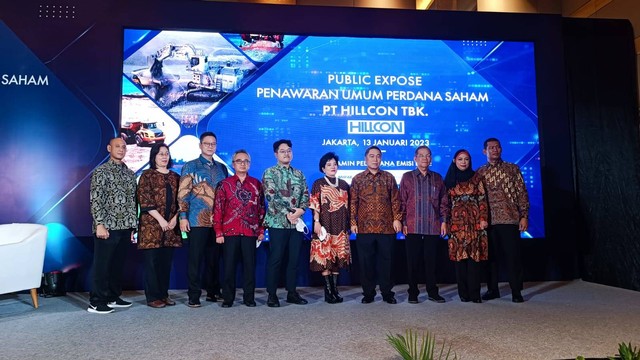 Public Expose PT Hillcon Tbk di Ballroom Grand Hyatt, Jumat (13/1/2023). Foto: Narda Margaretha Sinambela/kumparan