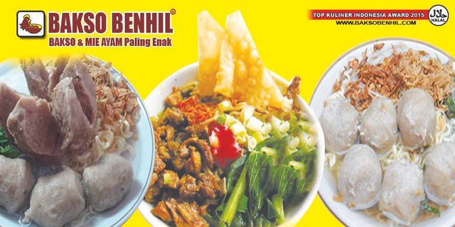 Ilustrasi menu Bakso Benhil. Foto: Bakso Benhil