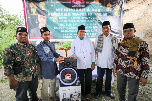 Ustad Sahabat Ganjar di Deli Serdang Foto: Dok. Istimewa