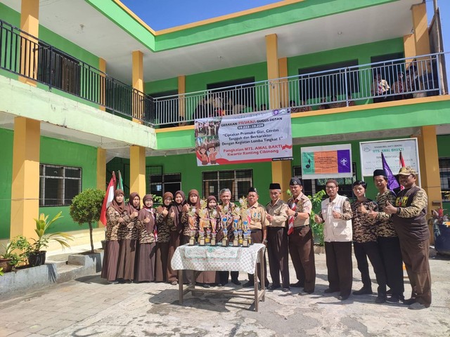 Foto bersama Pada kegiatan Lomba Tingkat I Di MTS. Amal Bakti