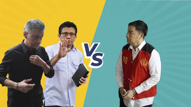 Ferdy Sambo dan Hendra Kurniawan vs Arif Rachman Arifin. Foto: kumparan