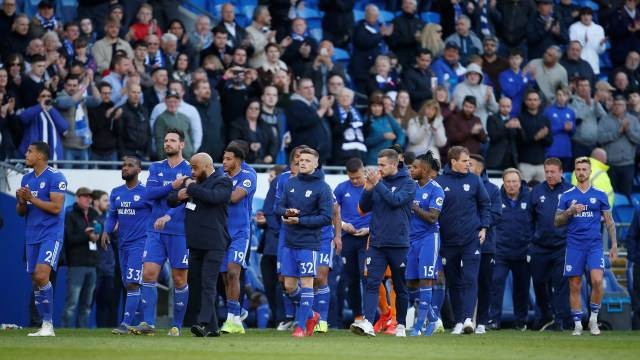 Cardiff City terdegradasi dari Premier League setelah kalah dari Crystal Palace. Foto: Reuters/Craig Brough