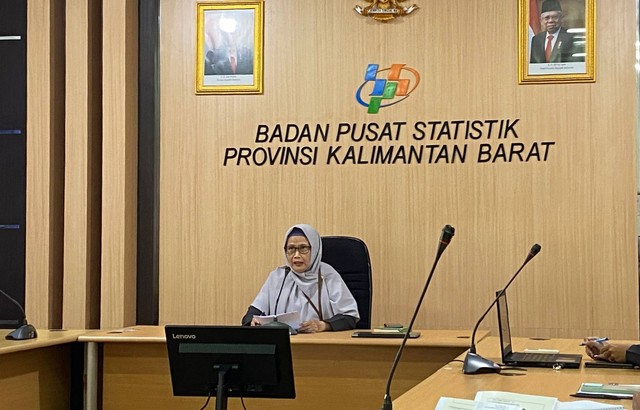 Ketua Tim Kesra dan Hansos BPS Kalbar, Sari Mariani. Foto: Teri/Hi!Pontianak