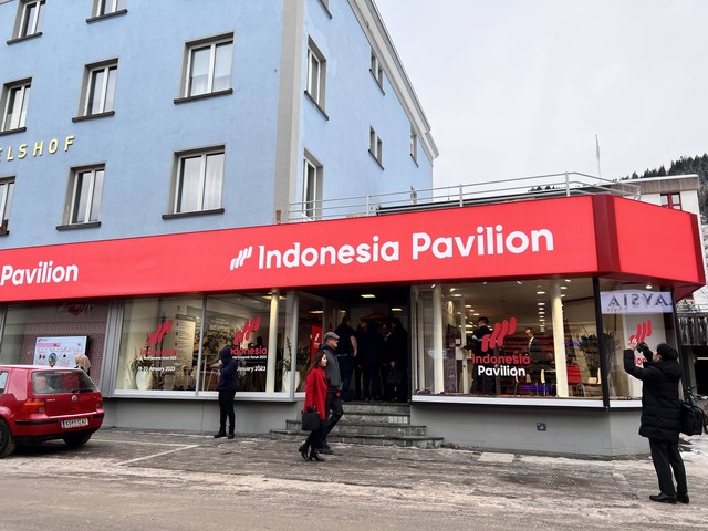 Indonesia Pavilion kembali hadir World Economic Forum 2023 di Davos, Swiss, Selasa (17/1/2023). Foto: Ema Fitriyani/kumparan