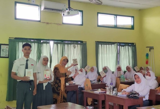 Sosialisasi Penmaru UMY di SMA Muhammadiyah 6 Palembang.