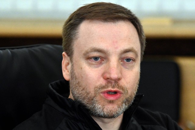Menteri Dalam Negeri Ukraina Denys Monastyrsky. Foto: Sergei Supinsky/AFP