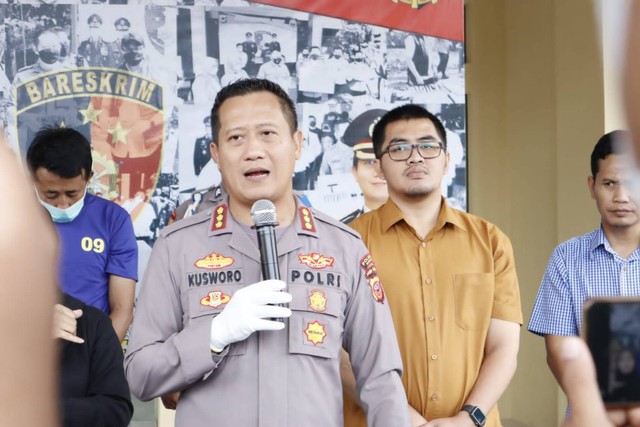 Press release kasus pencurian di kantor rokok di Kabupaten Bandung pada Rabu (18/1/2023). Dok. Istimewa