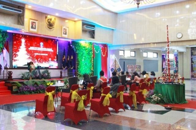 Persekutuan Oikumene Kemenkumham Jateng Ikuti Perayaan Natal Bersama