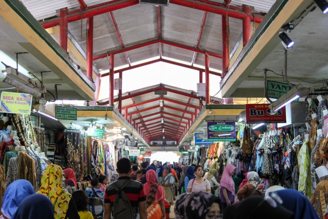 Pasar Beringharjo Yogyakarta. Dokumentasi pribadi penulis.