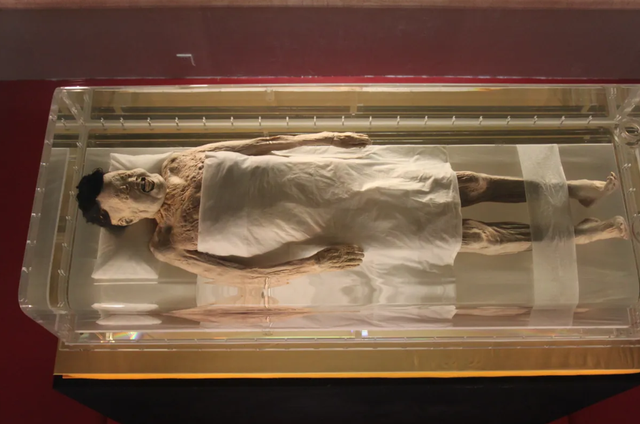 Mumi Lady Dai dari zaman Dinasti Han yang terawetkan sempurna.  Foto: Hunan Provincial Museum