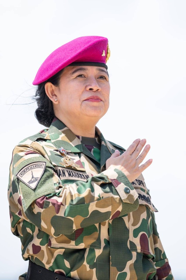 Puan Maharani diangkat jadi warga kehormatan Marinir. Foto: Dok. Istimewa