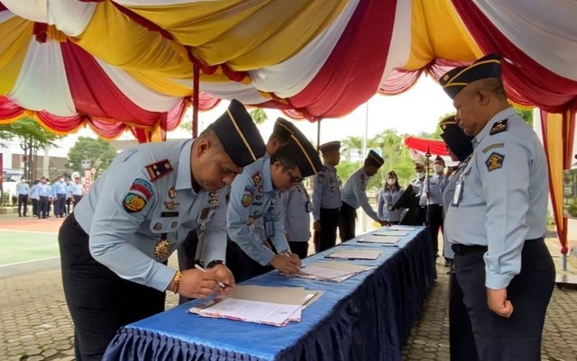 Hidayat Kalapas Hadiri Pencanangan Zona Integritas Kanwil Kemenkumham ...