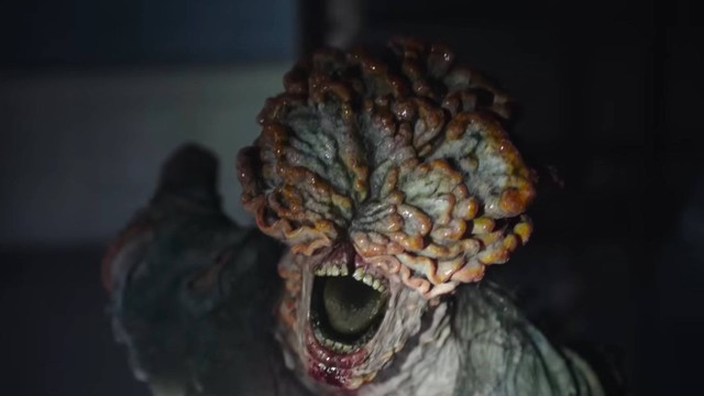 Ilustrasi clicker, zombie yang terinfeksi jamur Cordyceps di The Last of Us. Foto: HBO