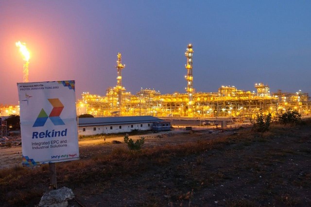 Gas Lapangan Unitisasi Jambaran-Tiung Biru (JTB) PT Rekayasa Industri (Rekind). Foto: Rekind
