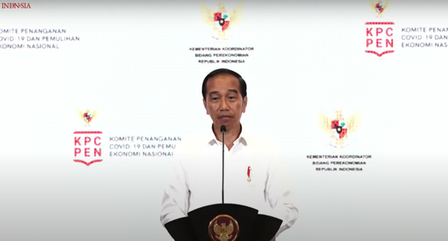 Presiden Jokowi buka Rakornas Transisi Penanganan COVID-19 dan Pemulihan Ekonomi Nasional 2023 di Gedung Kemenkeu, Jakarta, Kamis (26/1/2023). Foto: Youtube/Sekretariat Presiden