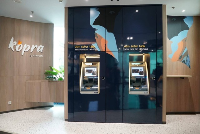 Ilustrasi ATM Bank Mandiri.  Foto: Dok. Bank Mandiri