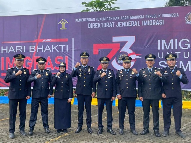 Upacara Peringatan Hari Bhakti Imigrasi Ke-73 Tahun 2023 (dok. HumasKAPOLO)