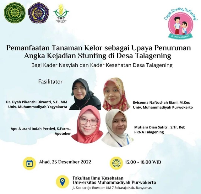 Poster kegiatan.