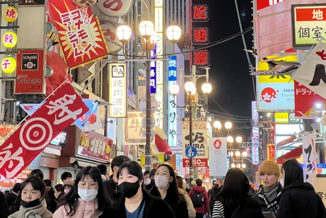 Kawasan Dotonbori di Osaka. Foto: Kelik Wahyu Nugroho/kumparan