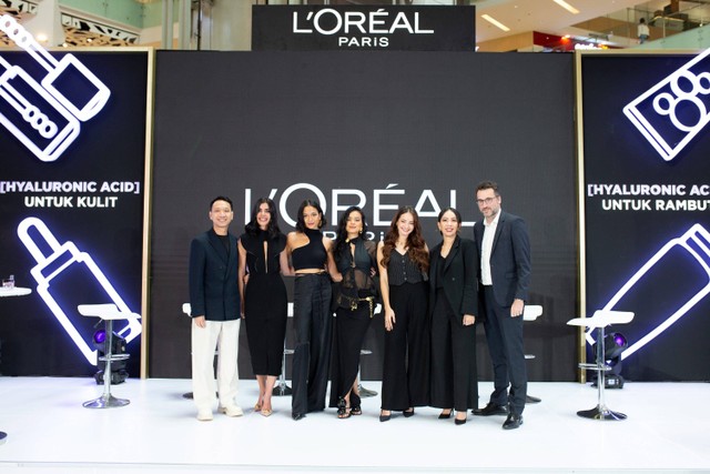 Acara peluncuran The Hyaluronic Lab by L'Oreal Paris di Gandaria City, Jakarta Selatan, Kamis (26/1). Foto: L'Oreal Paris