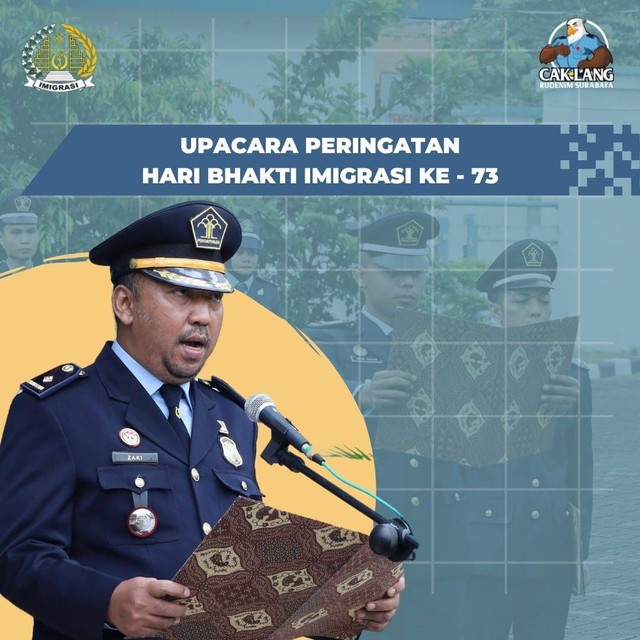 Rudenim Surabaya Laksanakan Upacara HBI-73