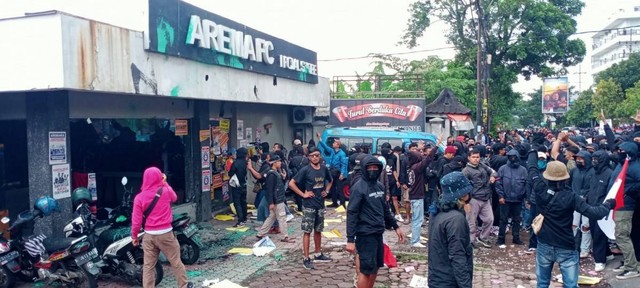 Buntut Demo Ricuh di Kantor Arema FC, Polresta Malang Kota Janji Tindak Perusuh