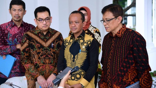 Menteri Investasi/Kepala Badan Koordinasi Penanaman Modal Bahlil Lahadalia usai bertemu Presiden Jokowi di Kompleks Istana Kepresidenan, Senin (30/1/2023). Foto: Lukas/Biro Pers Sekretariat Presiden