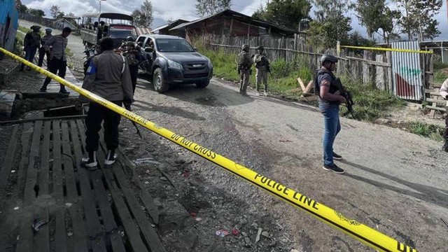 Lokasi penembakan seorang warga di Intan Jaya, Provinsi Papua Tengah. Foto Polda Papua 