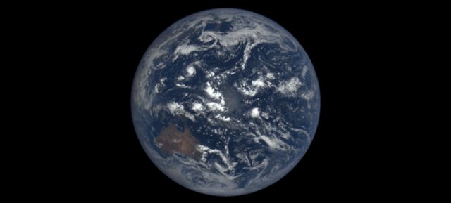 Ilustrasi rotasi inti bumi. Foto: NASA