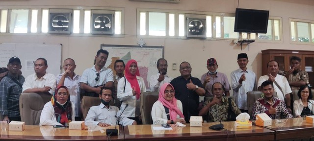 Karyawan shelter Trans Jogja yang kena PHK. Foto: Istimewa