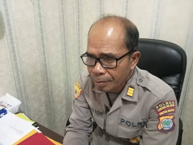 Kabag SDM Polres Sorong Selatan AKP Lukaman Tindaon