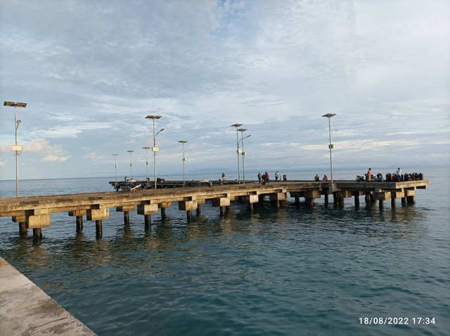 Dermaga SKPT Biak. Sumber: Dok Pribadi.