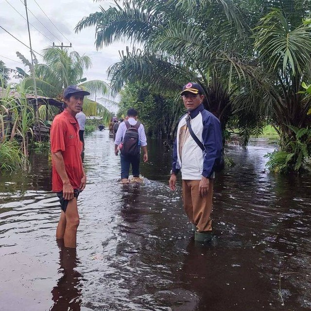 Banjir melanda wilayah Kabupaten Sambas. Foto: Dok. BNPB