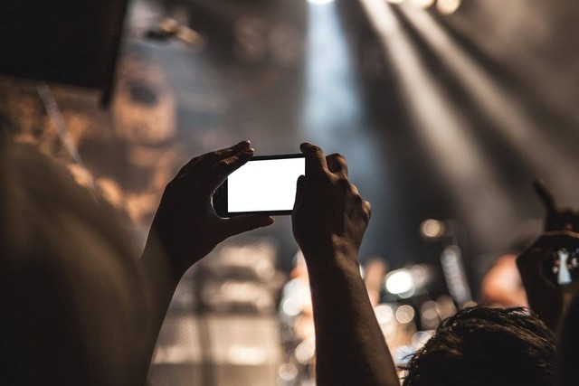 Menonton konser sebagai salah satu bentuk interaksi antara fans dan idola (Sumber: pixabay.com)
