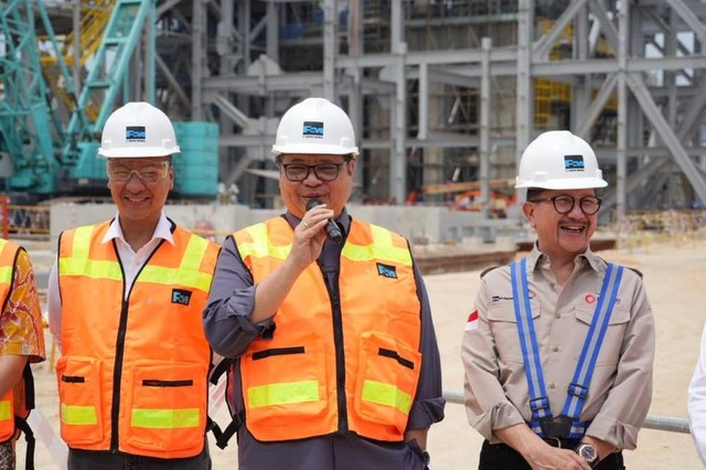 Airlangga Apresiasi Progres Konstruksi Smelter Gresik Sesuai Target ...