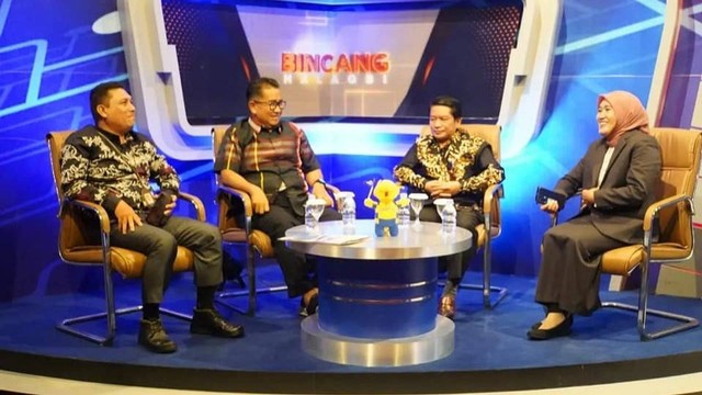 Bincang Malaqbi bersama Penjabat Gubernur Sulawesi Barat, Akmal Malik, di Studio TVRI Sulbar. Foto: Humas Pemprov Sulbar 