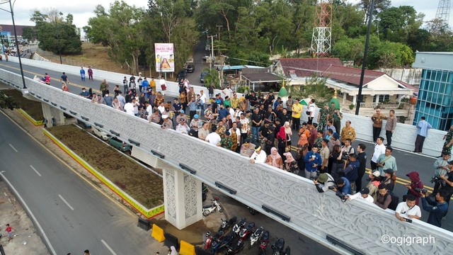 Peresmian flyover Simpang Ramayana, Kota Tanjungpinang. Foto: Ismail/kepripedia.com