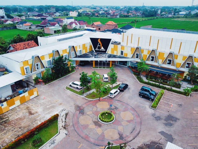 Aidia Grande Hotel, Minggu (29/1/2023) | Foto: Roza Hariqo/Lampung Geh
