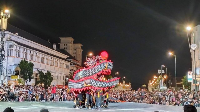 Suasana Malioboro Imlek Carnival 2023, Sabtu (4/2/2023). Foto: Maria Wulan/Tugu Jogja