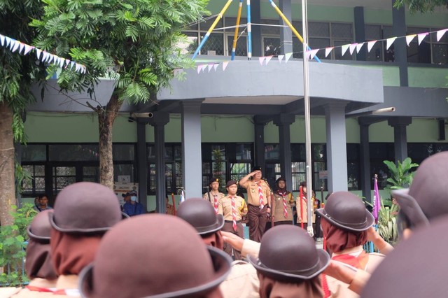 Upacara Pembukaan Jumpa Penggalang Ke 28 Di MAN 1 Bogor Dibuka Langsung Oleh Kak Mabigus