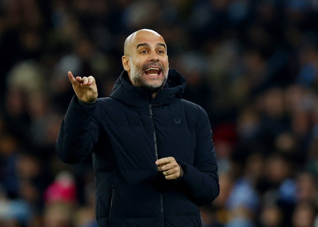 Pep Guardiola, pelatih Manchester City. Foto: REUTERS/Molly Darlington